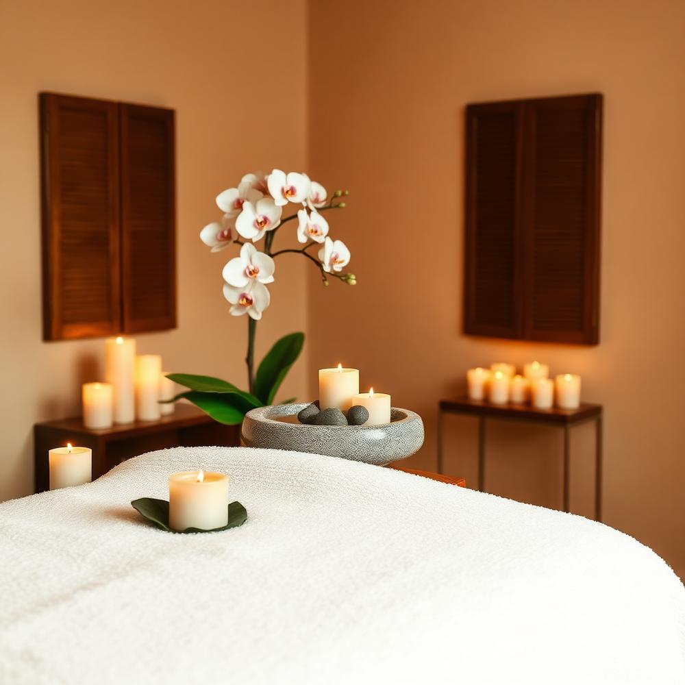 Spa treatment room
